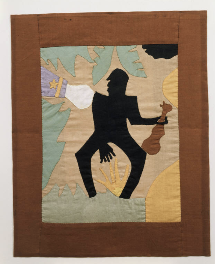 MUSEUM-OF-ART-AND-DESIGN-TVA-QUILT-RUTH-CLEMENT-BOND-MAN-WITH-MUSICAL-INSTRUMENT