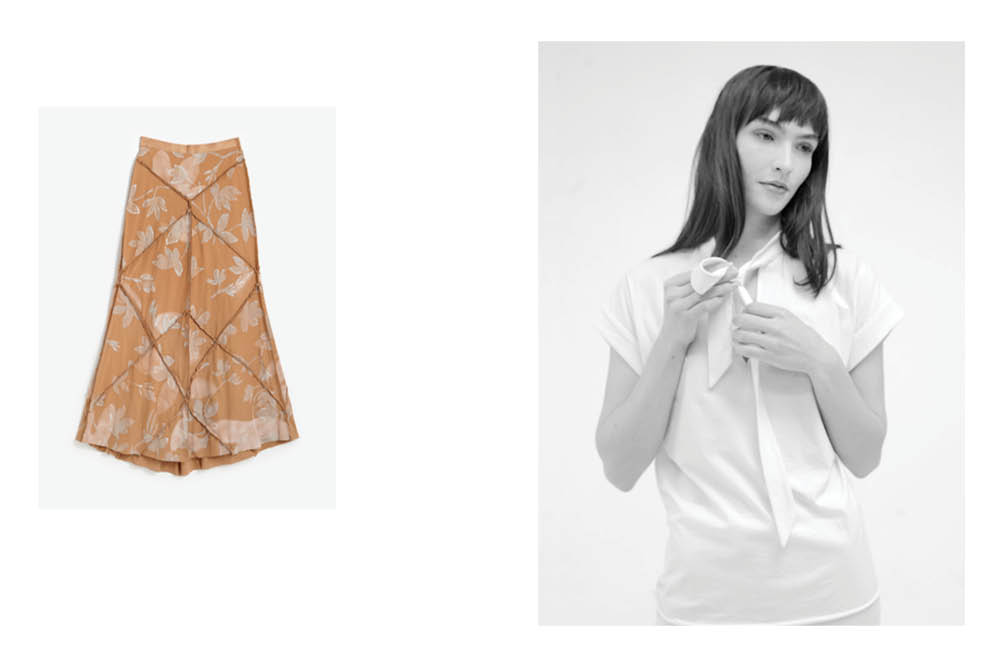 Organic Cotton Designs Fernando Skirt and Naomi Top from the Alabama Chanin Soften Collection