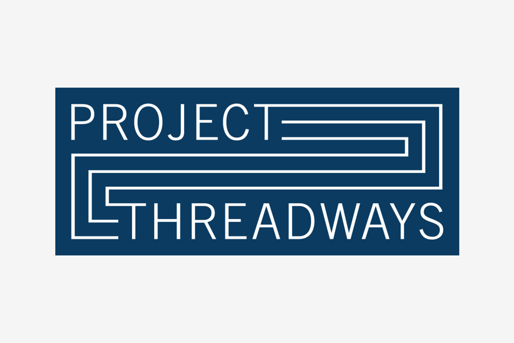 Project Threadways logo design by Flyleaf Creative
