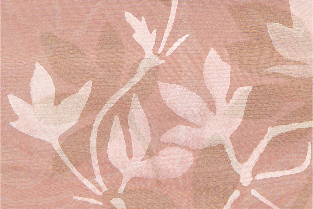 Alabama Chanin Flora Layered Fabric Swatch with Botanical Motif