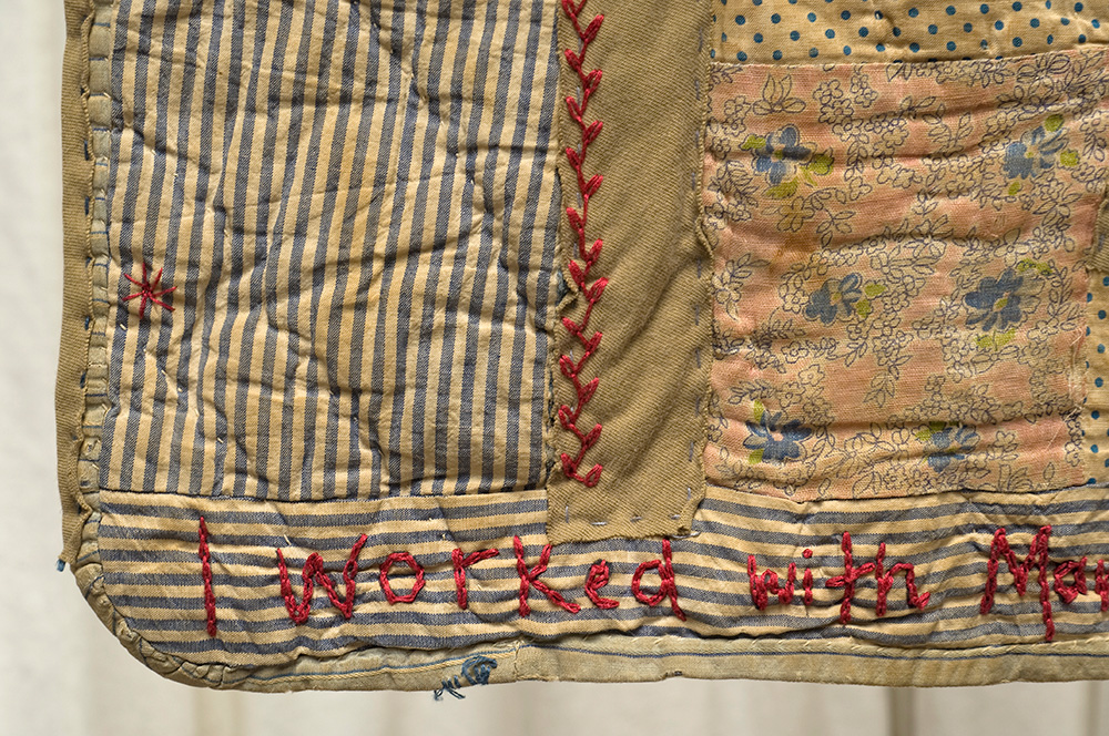 Detail of Textile Story Quilt